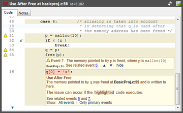screenshot fragment: Code tab
