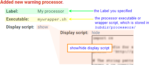 screenshot fragment: installation confirmation message