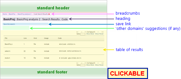 Annotated Screenshot: Analysis Page