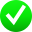 green checkmark