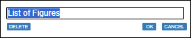 screenshot: list of figures dialog