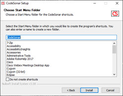 Screenshot:
            start folder selection screen