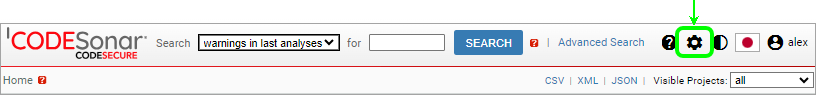 screenshot showing location of Sign In link